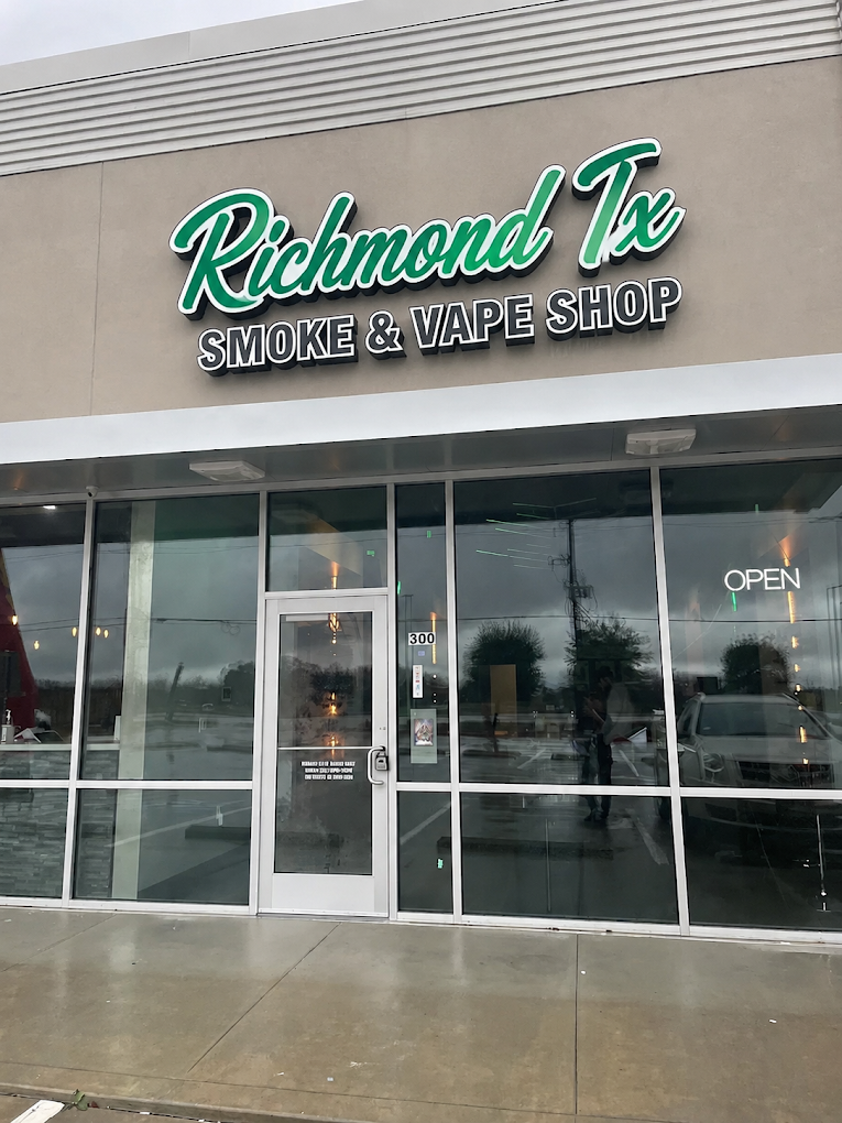 Interior display of Richmond TX Smoke and Vape Shop
